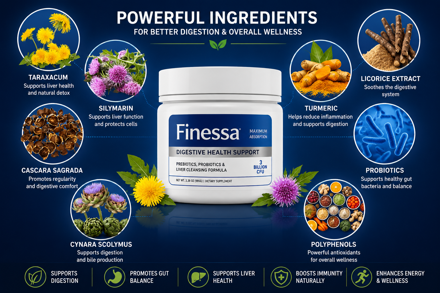 Daily supplement for gut wellness