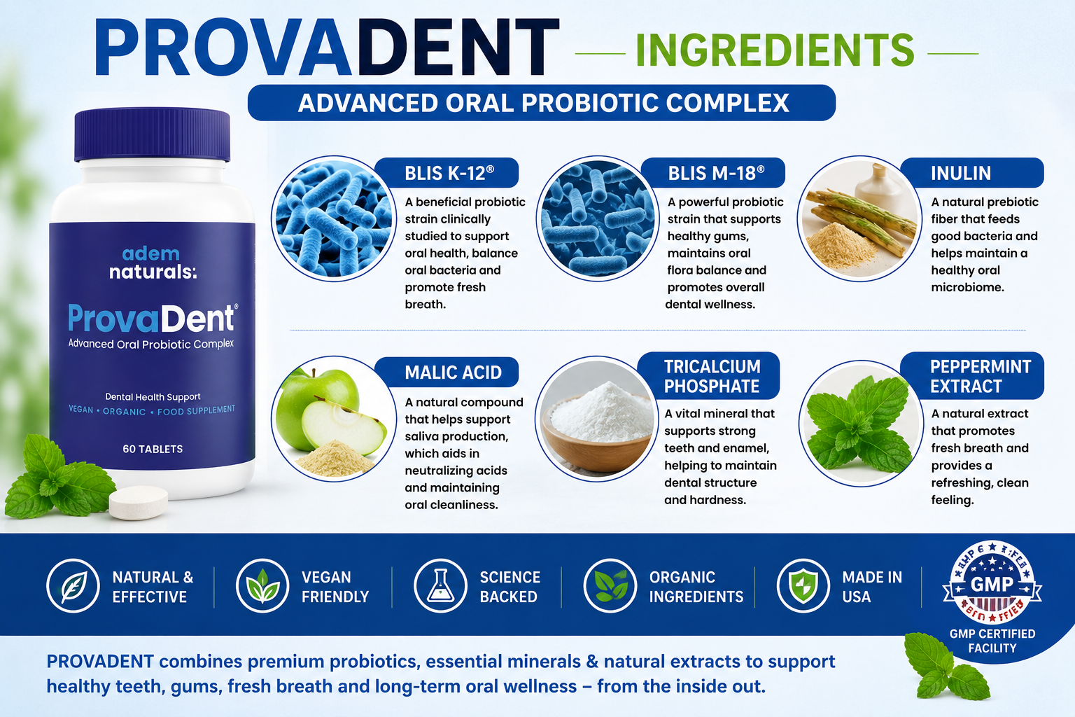 ProvaDent Ingredients