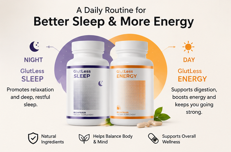 GlutLess Energy & Sleep Glutness Review 2026