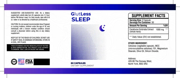 GlutLess Energy & Sleep Glutness Review 2026